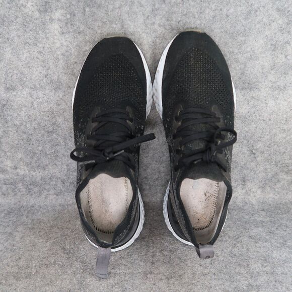 Nike Shoes Womens 8 Athletic Trainers Epic React Flyknit Running Active Black - Picture 6 of 12